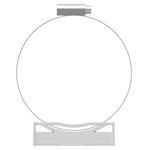 EZVIZ držák kamery s baterií/ průměr sloupku 67–127 mm/ bílý
