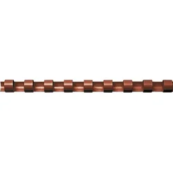 Fellowes Spine, plastový, červený, 6 mm, 10-20 listov