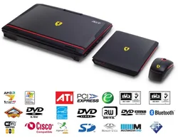 Ferrari 1005WTMi 12,1"Turion 64 X2 TL60/2GB/160GB/ext.DVD±RW/BT+VoIP/CAM/XPP