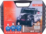 Festa Gola sada, 73 ks, 1/4" + 1/2", plast obal, CrV