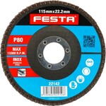 Festa Kotouč lamelový brusný na kov a nerez O 115 x 22,23 mm, zrnitost 80
