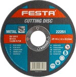 Festa Kotouč na kov řezný O 115 x 1,6 x 22,2 mm