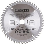Festa Kotouč pilový do dřeva TCT, O 180 x 3,2 x 20 mm, 50 zubů