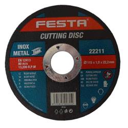 Festa Kotúč na rezanie kovov O 125 x 1,0 x 22,2 mm