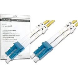 Fiber Optic Patch Cord, LC to LC Singlemode 09/125 µ, Duplex Length 10m