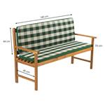 Fieldmann FDZN 9108 Poťah na 3-miestnu lavicu 4006-T, zelený pruh