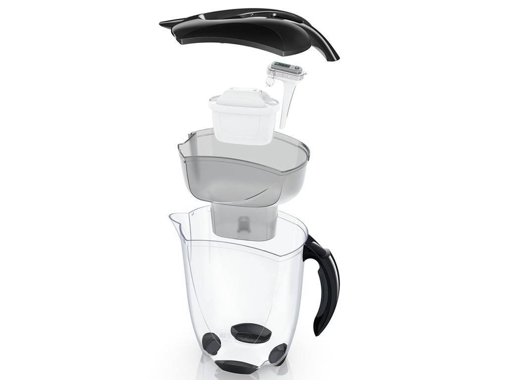 Filtračná kanvica Brita Elemaris XL, čierna
