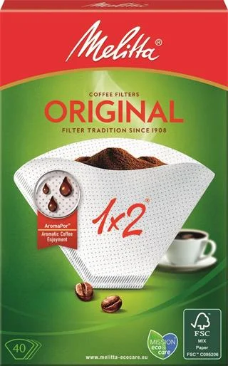 Filtre Melitta Original 1x2/40