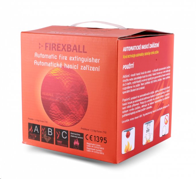 Firex Firexball-1 Protipožární hasicí koule (1,3 kg prášek Furex 770), 1ks