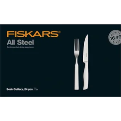Fiskars Sada steakových příborů ALL STEEL 24ks