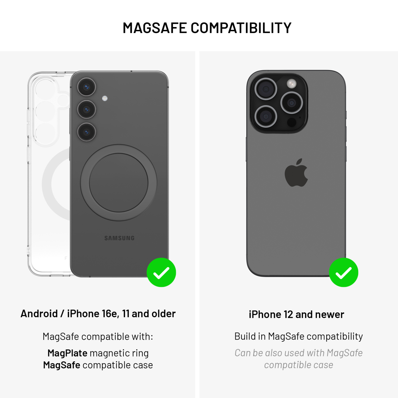 FIXED MagPad Slim s Qi2 titanová