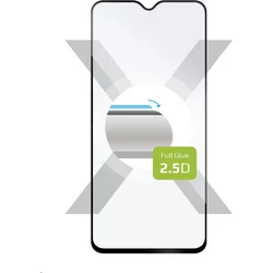 FIXED Ochranné tvrdené sklo Full-Cover pre Xiaomi Redmi 9, priľnavé na celý displej, čierne