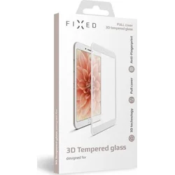 Fixed Ochranné tvrzené sklo 3D Full-Cover pro Apple iPhone 7/8/SE (2020), bílé