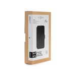 FIXED ProFit kožené puzdro typu kniha pre Apple iPhone 16, čierne