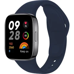 FIXED Silikónový remienok pre Xiaomi Redmi Watch 3, modrý