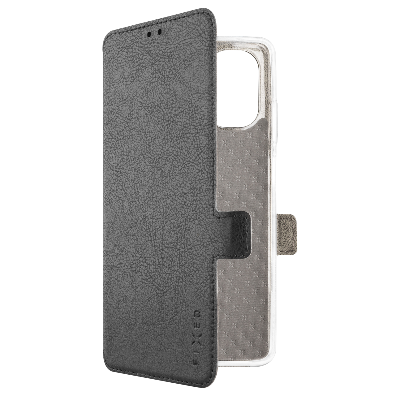 FIXED Tematické puzdro typu kniha pre Motorola Moto G04/G24/G04s/E14, čierne