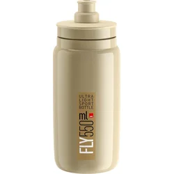 Fľaša Elite Fly 550 ml, béžová/hnedé logo