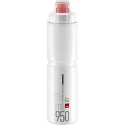 Fľaša ELITE JET PLUS 23' číra/červené logo, 950 ml