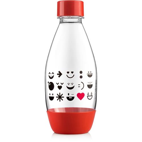 Fľaša SodaStream Smiley 0,5 l, červená
