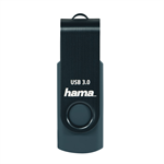 Flash disk Hama USB 3.0 Rotate, 64 GB, 70 MB/s, petrolejovo modrý