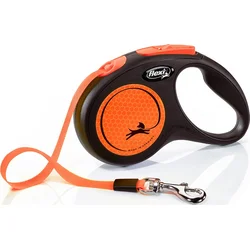 Flexi Vodítko Neon S pásek 5m/15kg oranžová