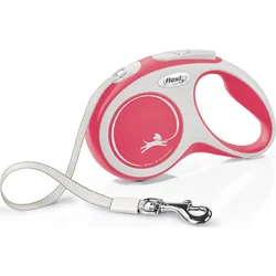 Flexi vodítko New Comfort S pás 5m/15kg červené