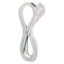 Flexo PVC šnúra 3 × 0,75 mm2, 2 m, biela