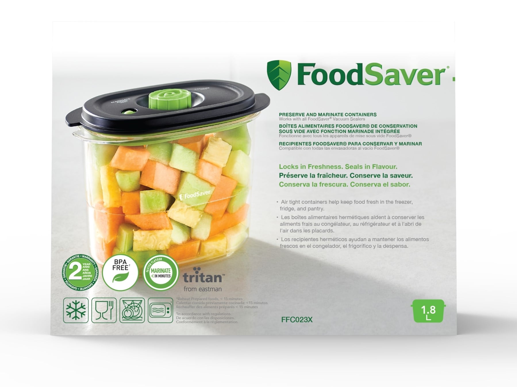 FoodSaver FFC023X Dóza Fresh pro svářečky, 1,8 l