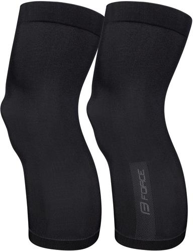 FORCE BREEZE návleky na kolená, pletené, čierne veľkosť M-L