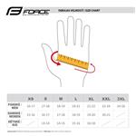 FORCE DARTS Gel, letné rukavice červeno-šedé veľkosť S
