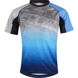 Force dres MTB CORE šedo-modrý vel.L