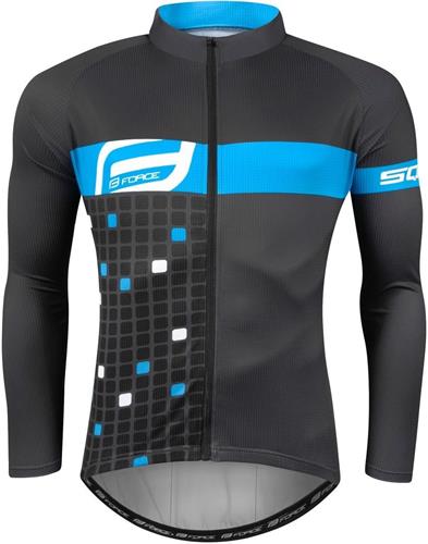 Force dres SQUARE šedo-modrý vel.M