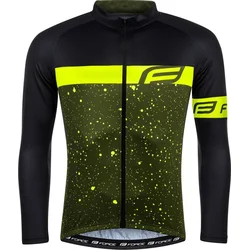 Force jersey SPRAY army-fluo veľkosť M
