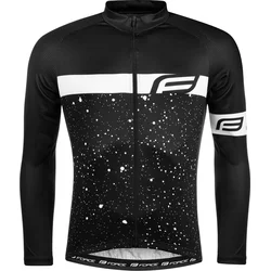 Force jersey SPRAY čierno-biely veľkosť S