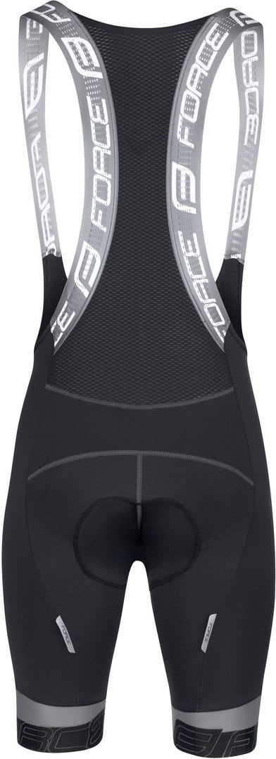 FORCE kraťasy se šráky a vložkou FAME, černo-šedé vel.XS