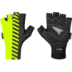 FORCE LINE, rukavice fluo čierne veľkosť XL
