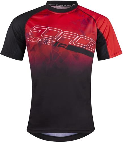 Force MTB CORE dres červeno-čierny veľkosť M