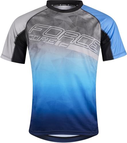 Force MTB CORE dres sivomodrý veľkosť L