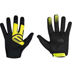 FORCE MTB POWER rukavice, černo-fluo vel.L