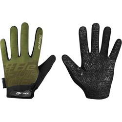 FORCE MTB SWIPE letné rukavice, army veľkosť XL