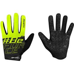 FORCE MTB SWIPE letní rukavice, černo-fluo vel.XL