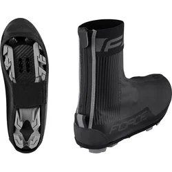 FORCE RAINY MTB návleky na nohy, čierne veľkosť XXL
