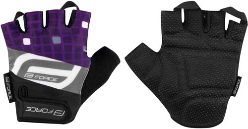 FORCE SQUARE LADY, fialové rukavice vel.XL