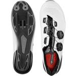 FORCE tretry MTB WARRIOR CARBON, bílé vel.40