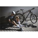 FORCE tretry MTB WARRIOR CARBON, bílé vel.41