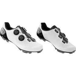 FORCE tretry MTB WARRIOR CARBON, bílé vel.42