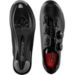 FORCE tretry ROAD WARRIOR CARBON, černé vel.44