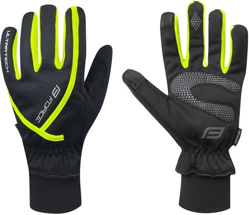 FORCE ULTRA TECH zimní rukavice, fluo vel.XXL