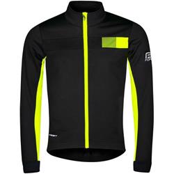 FORCE zimní bunda FROST softshell černo-fluo vel.L