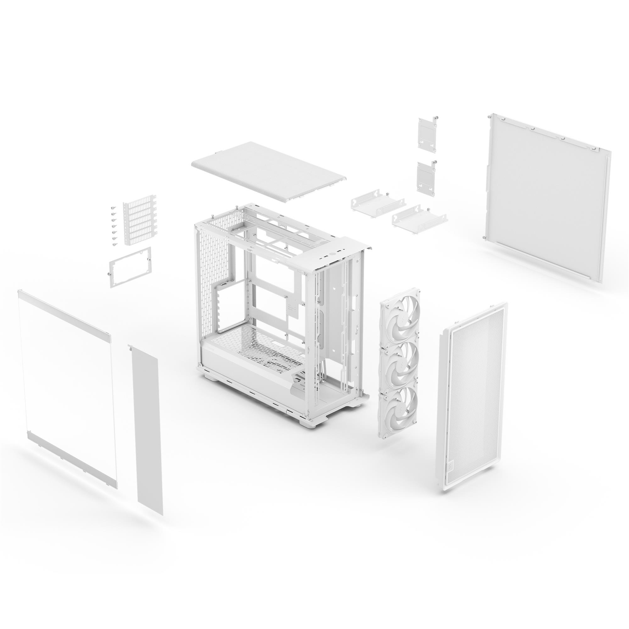 Fractal Design Epoch XL White TG Clear tint